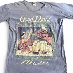 Vintage Good Night Alaska Women’s Sleep Shirt